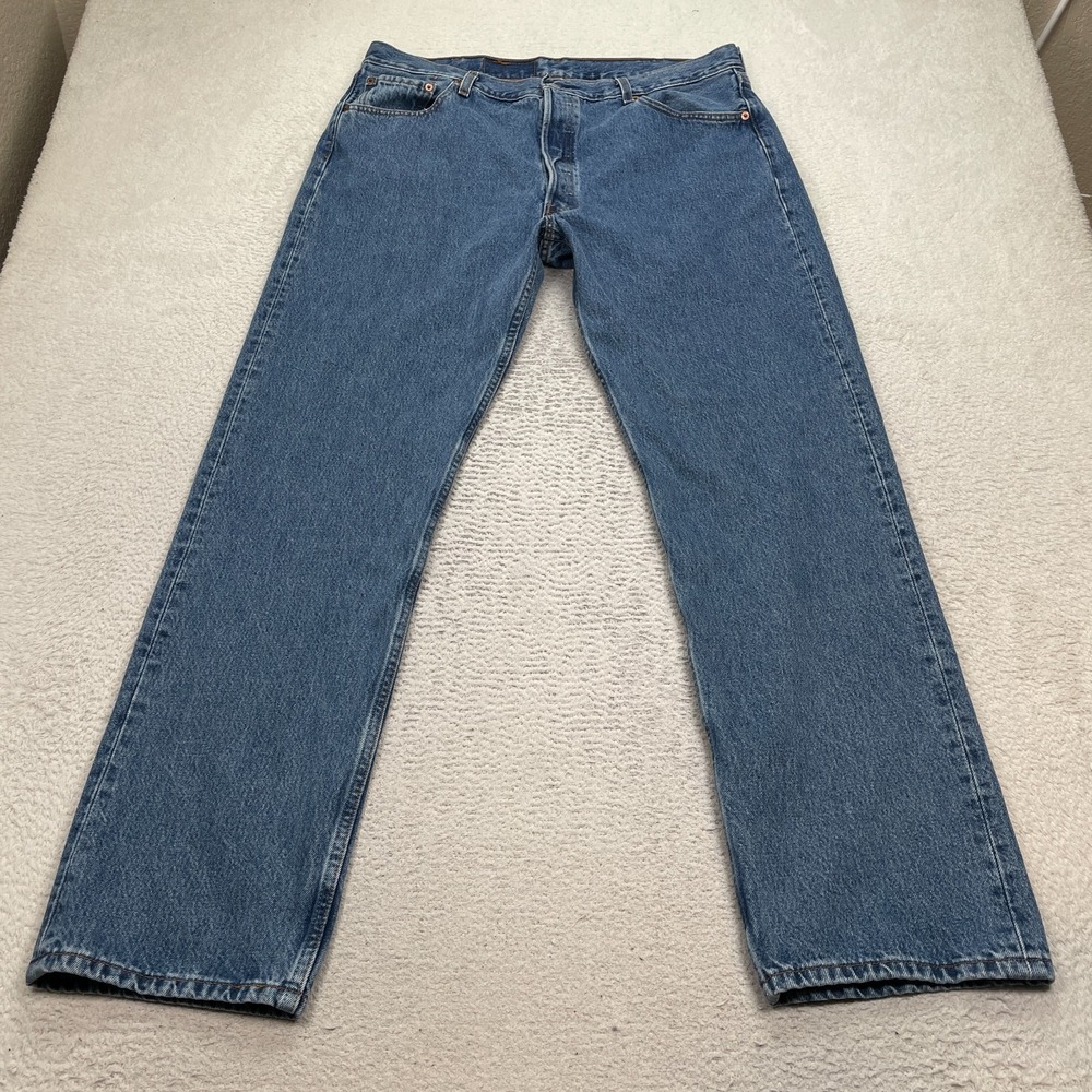 Levis 501 Jeans Mens 40x34 (Fits 38x34) Button Fly Vintage 2000s Y2K